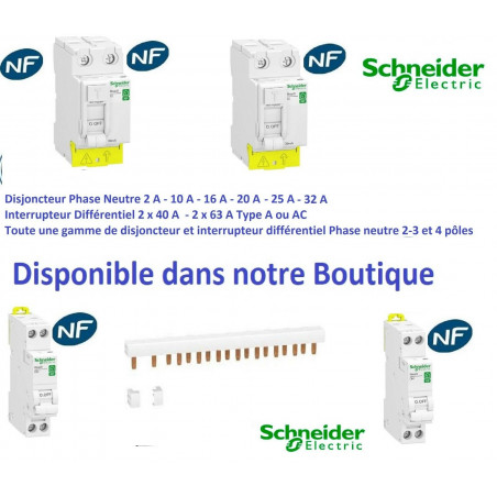 Bouton poussoir 10A Odace blanc  Schneider S520206