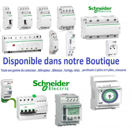 Bouton poussoir 10A Odace blanc  Schneider S520206