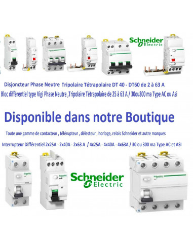 Disjoncteur embrochable Schneider Resi9 XE